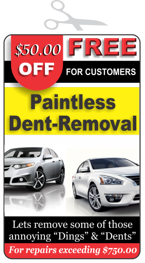 Discount – Paintless Dent Removal