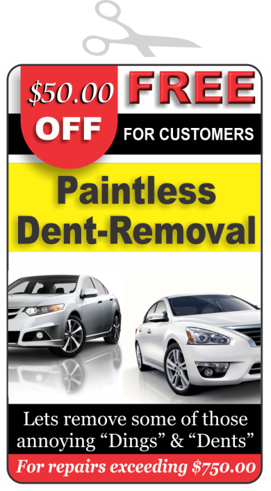 Discount – Paintless Dent Removal