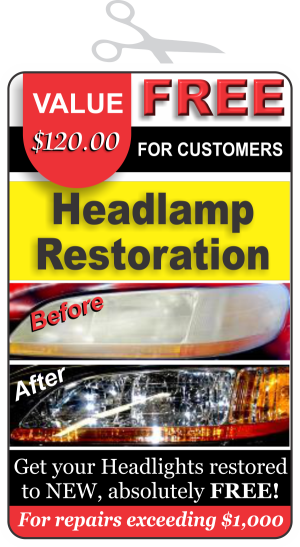 FREE Headlamp Restoration